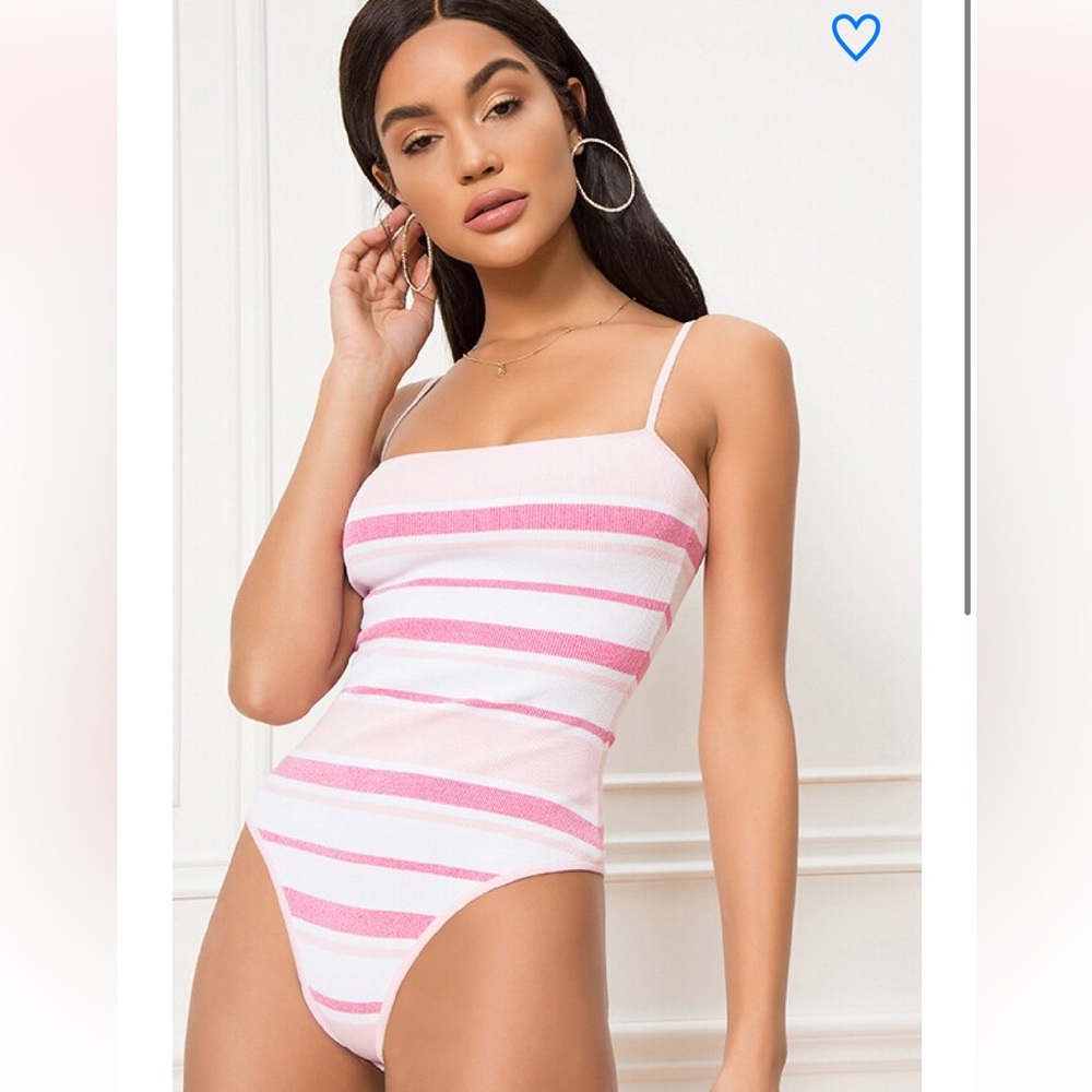 dionne striped knit bodysuit